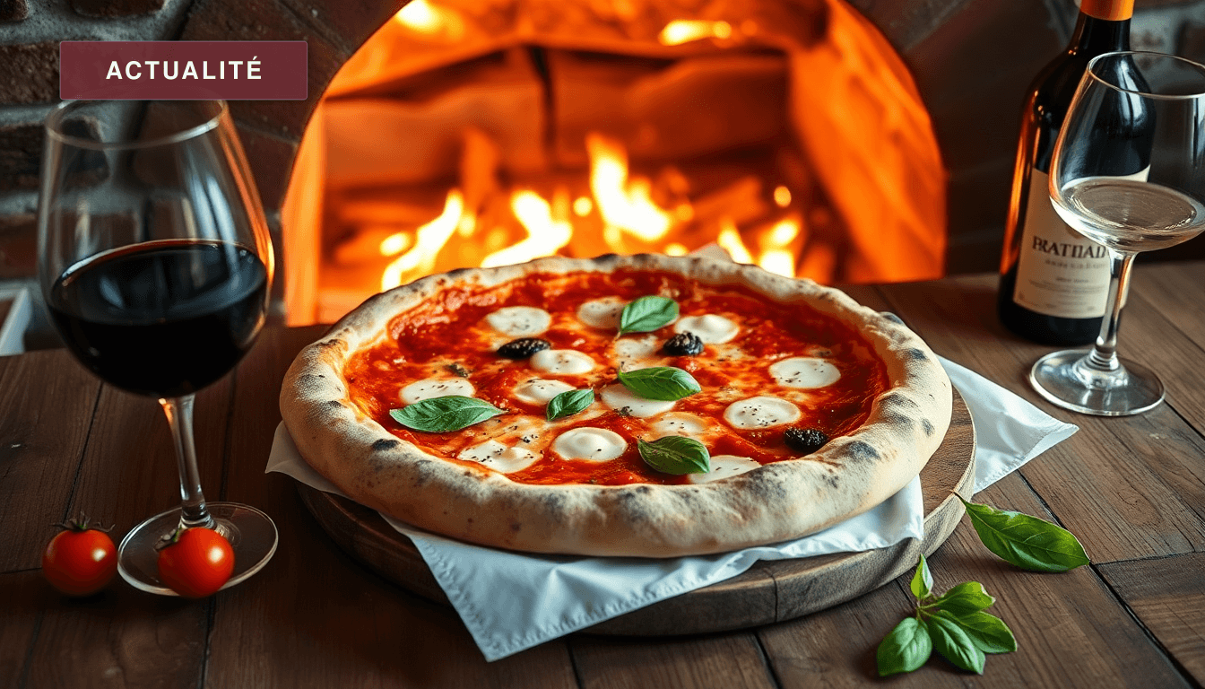 Illustration de l'article : Quel Vin avec une Pizza ? Accords par Garniture, de la Margherita à la Calzone