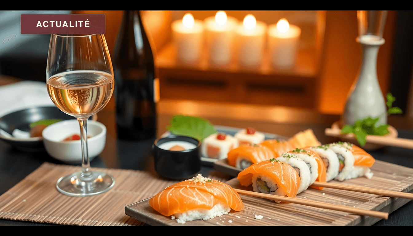 Illustration de l'article : Quel Vin avec des Sushis ? Les Accords Japonais-Francais qui Marchent Vraiment