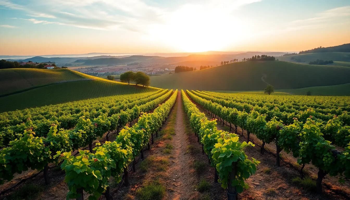 Vignobles de Thracian Valley