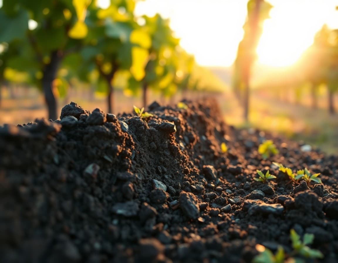 Terroir Basalte — coupe de sol viticole