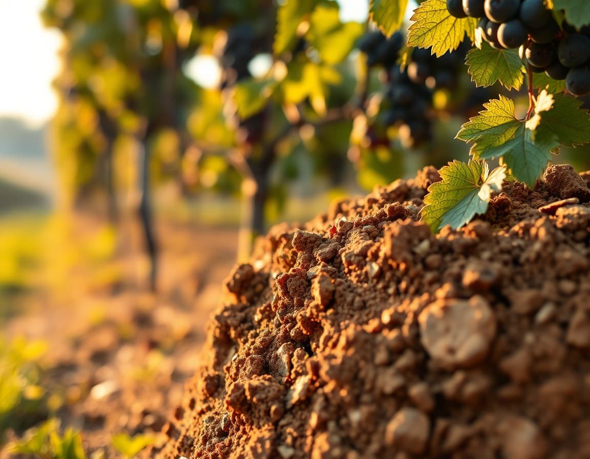 Terroir Molasse — coupe de sol viticole