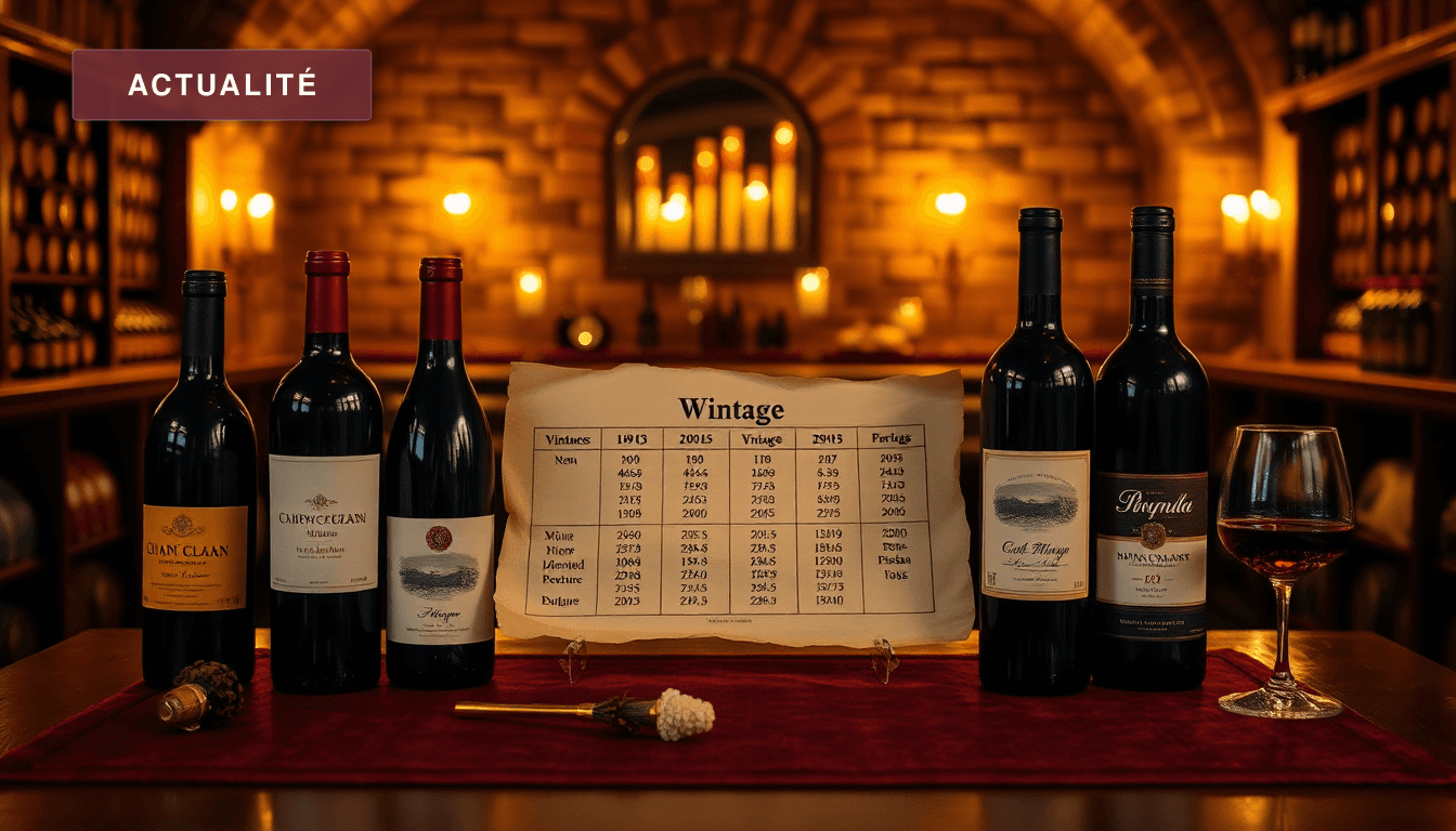 Image de couverture : Carte des Millésimes 2025/2026 : Tous les Grands Vins Notés par Région