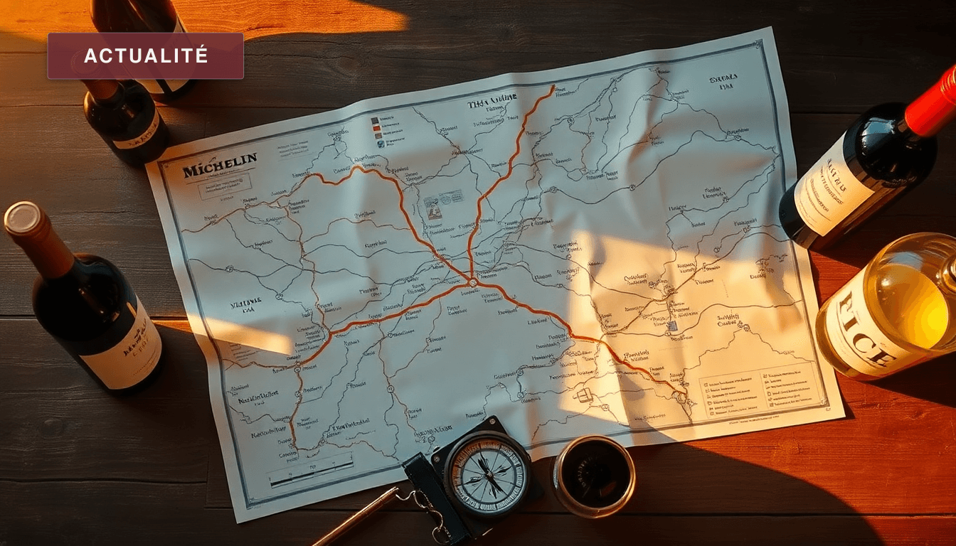 Illustration de l'article : Michelin lance sa première carte œnotouristique de France