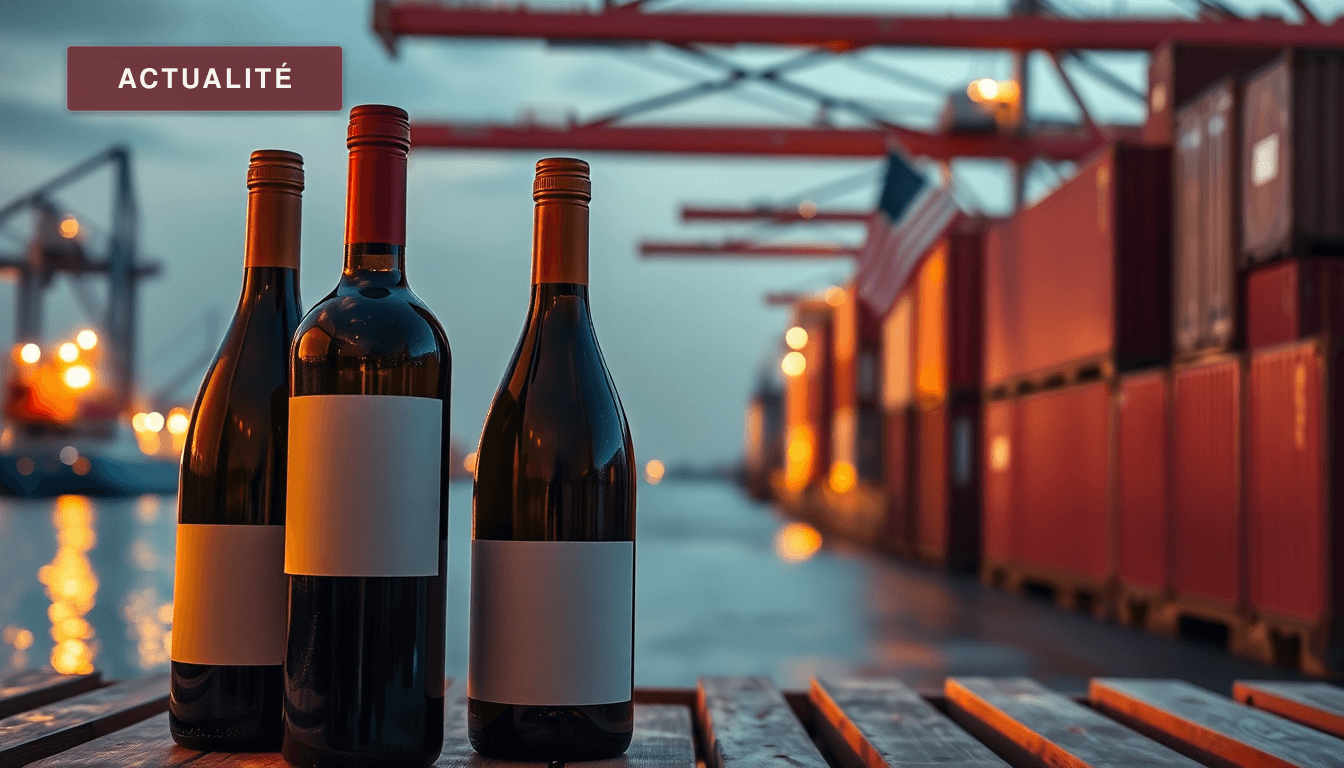 Illustration de l'article : Taxes US de 15 % sur les Vins Français : Quel Impact pour les Amateurs ?